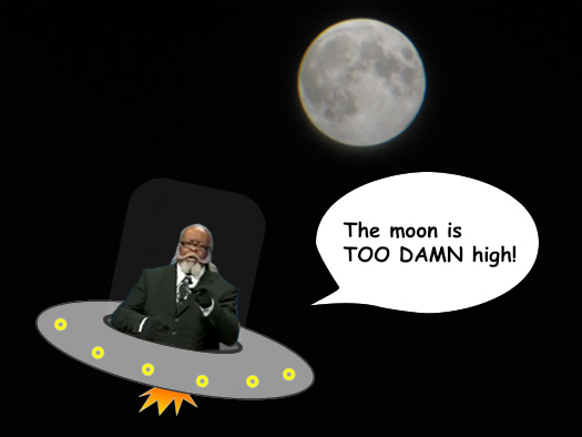 too damn high the moon