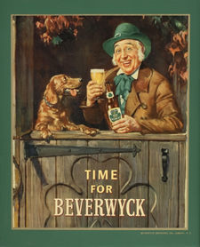 time for Beverwyck beer ad Albany Institute