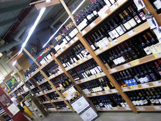 trader joes wine aisle