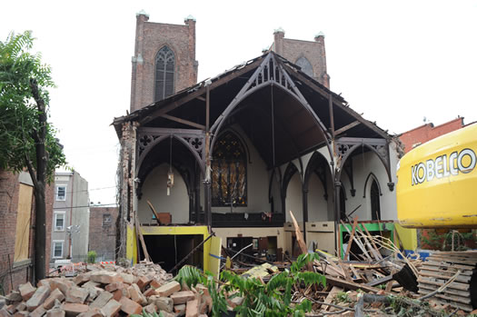 trinity church demolition chuck miller small