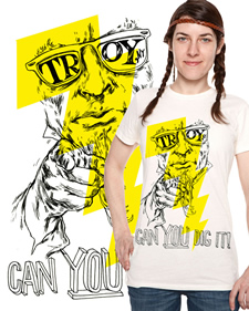 troy can you dig it t-shirt design