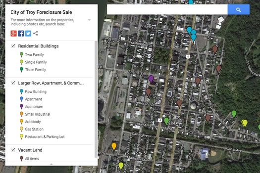 troy foreclosure sale map cummings screengrab