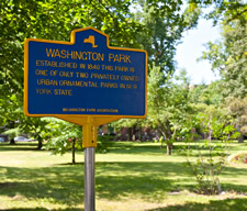 troy washington park historical marker