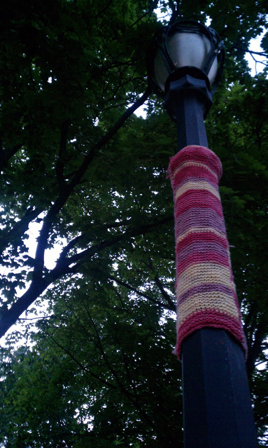 troy yarnbomb closeup