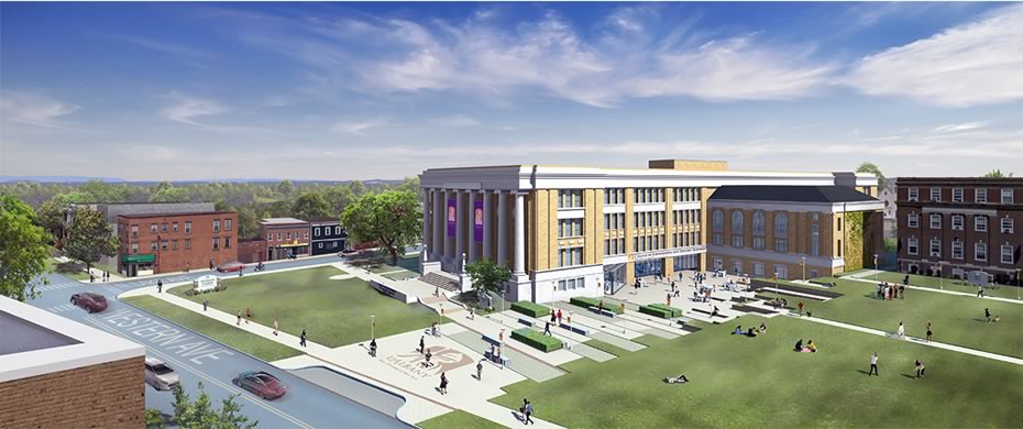 ualbany engineering college downtown campus rendering