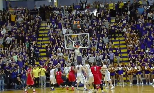 ualbany peter hooley last second shot America East championship