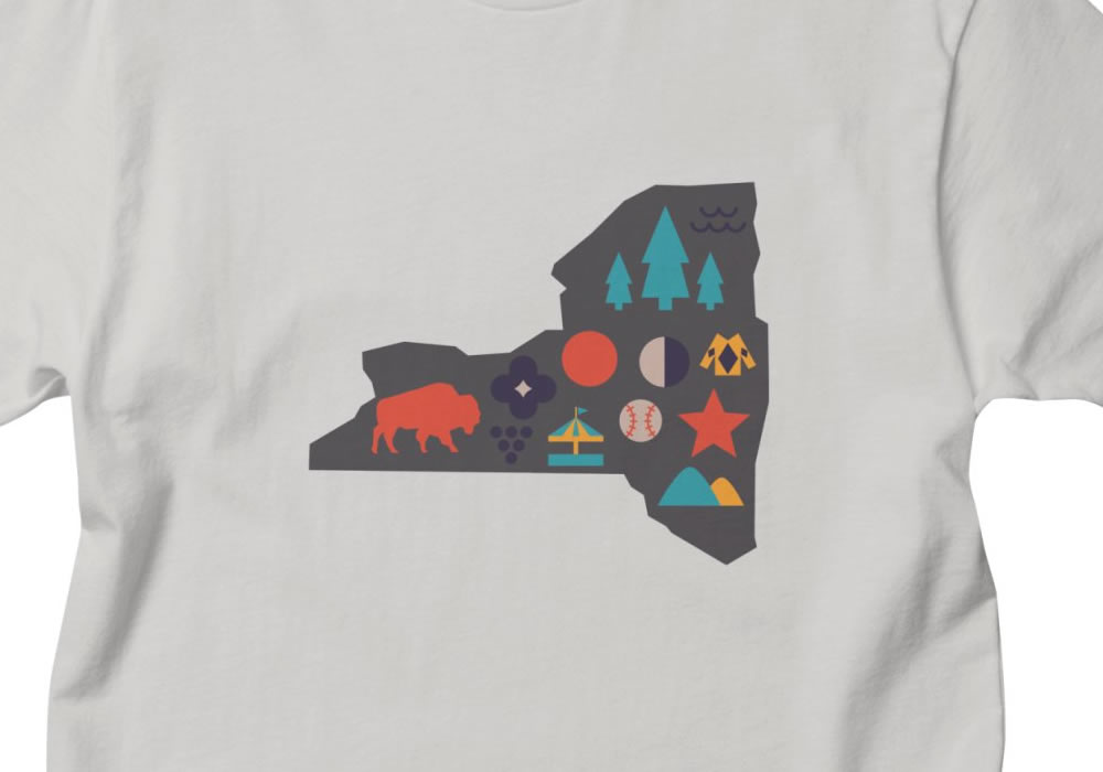 upstate icons t-shirt Danielle Podeszek