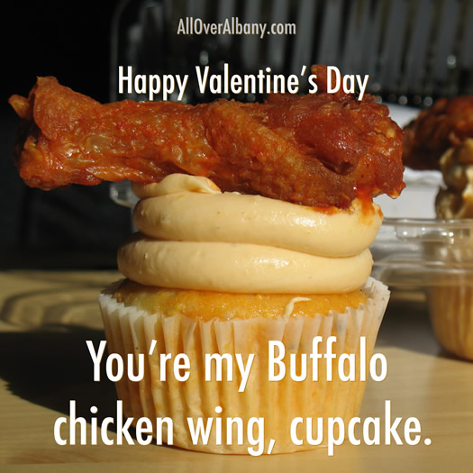 valentine chicken wing cupcake 2012