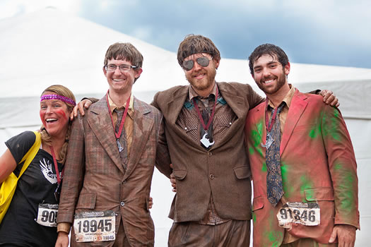 warrior dash 2011 sebastien muddy suits