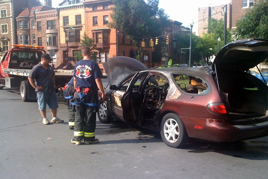 washington park car fire