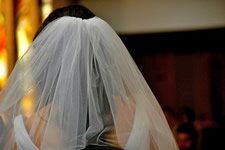 wedding veil bride