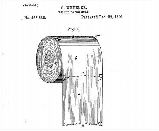 wheeler toilet paper patent 1891