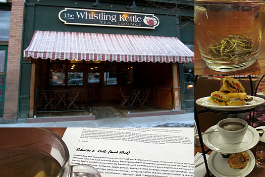 whistling kettle tea tasting composite