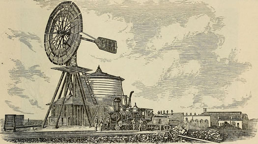 windmill at Laramie WY 1876