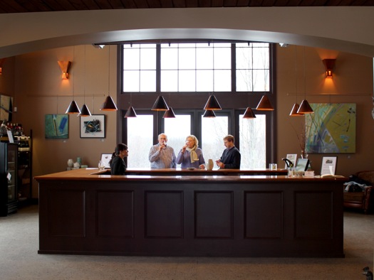 wine touring Shelburne Vineyard tasting room