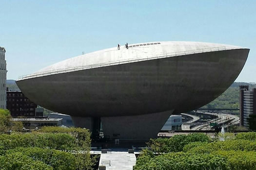 workers on top of the egg