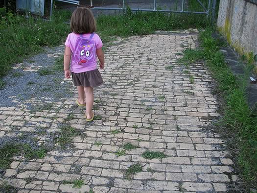 yellow brick road old bricks