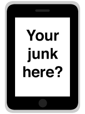 your junk here mock iphone