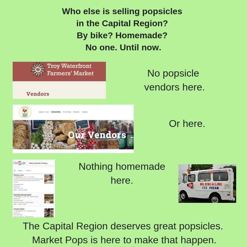 Startup2018 Market Pops who else selling popsicles no one